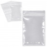 100 Sachets Zip Transparents 15x22 cm Refermables Alimentaires