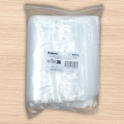 100 Sachets Zip Transparents 15x22 cm Refermables Alimentaires