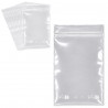 100 Sachets Zip Transparents 10x15 cm Refermables Alimentaires
