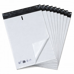 100 Enveloppes Expédition 25x35 cm Opaques Autocollantes...