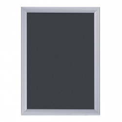 Cadre clipsable A4 aluminium mural porte affiche clic-clac.