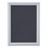 Cadre clipsable A5 aluminium mural porte affiche clic-clac