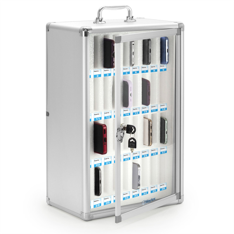 Casier rangement sécurisé pour 36 téléphones portables