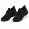 Baskets unisexes noires respirantes mesh légères Taille 37