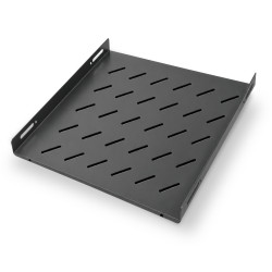 Plateau noir 4 points de fixations 500mm pour baie prof 800