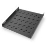 Plateau noir 4 points de fixations 500mm pour baie prof 800