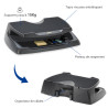 Rehausseur écran et support PC portable 17 pouces avec rangement