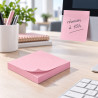 Notes adhésives repositionnables bloc 100 feuilles Rose 75 x 75 mm