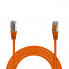 Câble réseau RJ45 Cat. 6 100% cuivre blindé FTP orange 2.00m