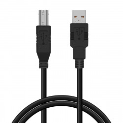 Cordon USB 2.0 vers micro USB 2.0m noir